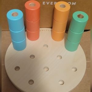 Lovevery Wooden Stacking Pegboard